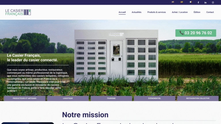 Site web Le Casier Français