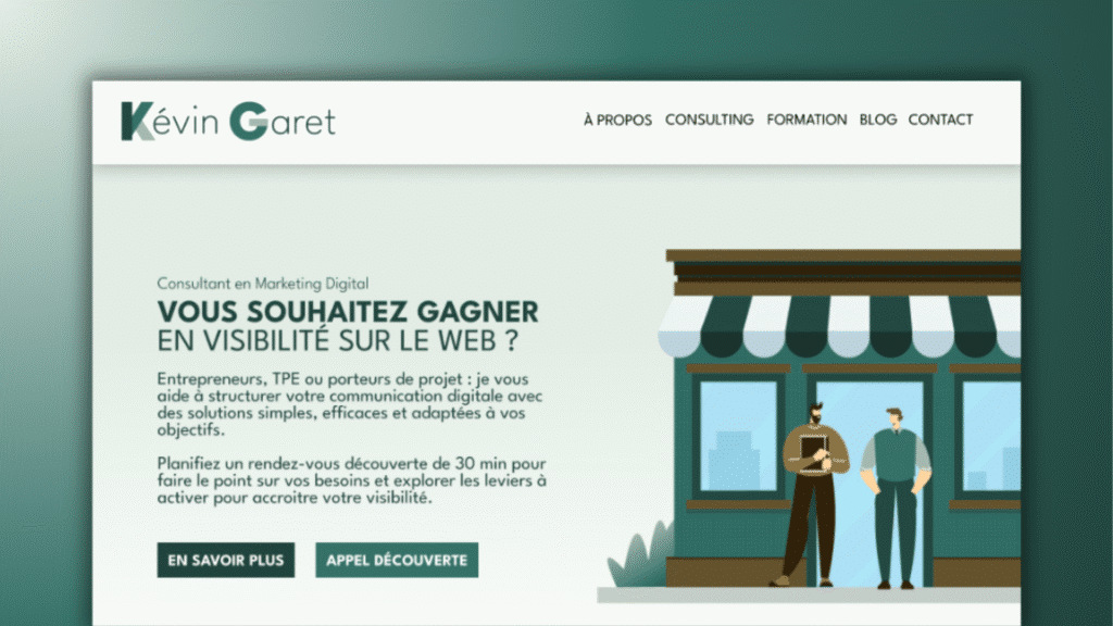Site web Kévin Garet