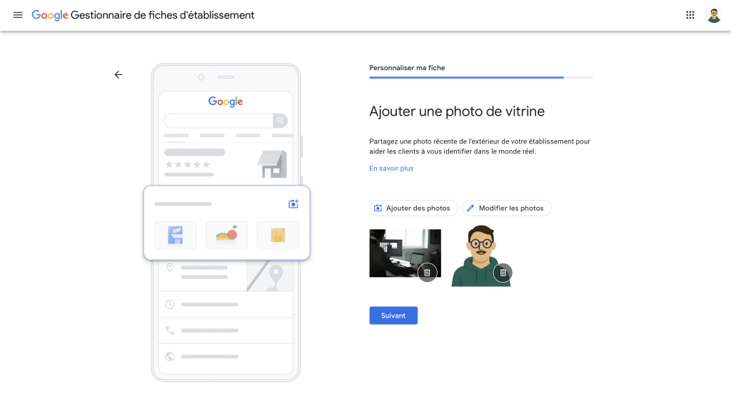 Neuvième étape pour créer une fiche Google My Business